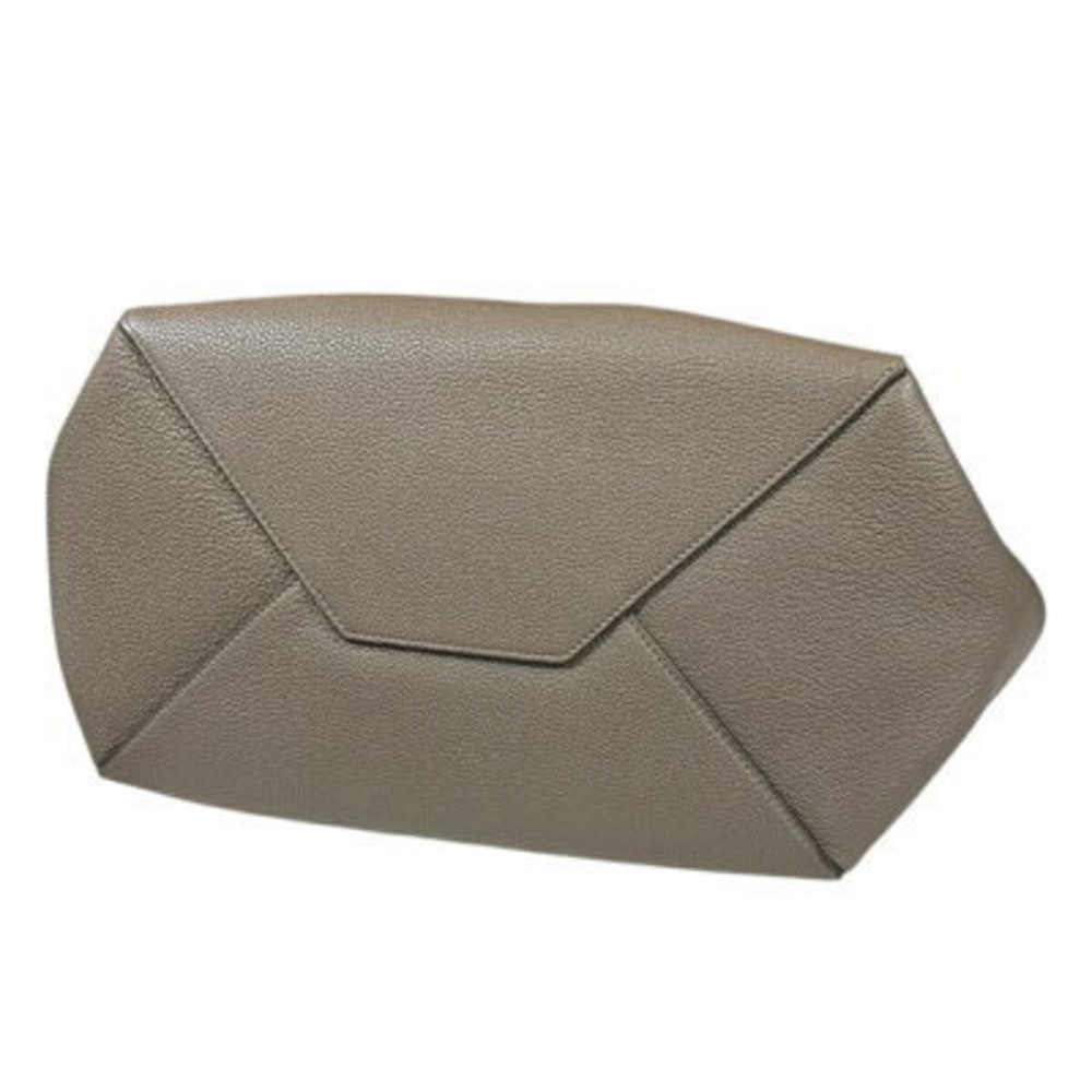 Celine Cabas Phantom Shoulder Bag Grey Leather - Picture 5 of 9